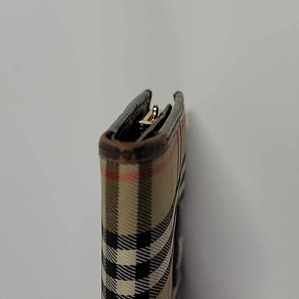 BURBERRYS VTG NOVA CHECK COMPACT KISSLOCK WALLET - Picture 3 of 15